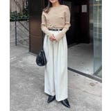 【CAPRICIEUX LE'MAGE】オフショルクロスレイヤードニット | PAL GROUP OUTLET | 詳細画像16 