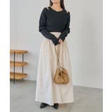 【CAPRICIEUX LE'MAGE】オフショルクロスレイヤードニット | PAL GROUP OUTLET | 詳細画像27 