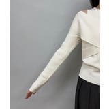 【CAPRICIEUX LE'MAGE】オフショルクロスレイヤードニット | PAL GROUP OUTLET | 詳細画像36 