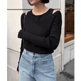 【CAPRICIEUX LE'MAGE】オフショルクロスレイヤードニット | PAL GROUP OUTLET | 詳細画像22 