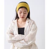 YELLOW | 【CIAOPANIC TYPY】プレート付きリブヘアターバン | PAL GROUP OUTLET