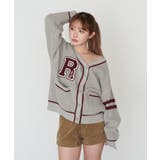 MGRY | 【RAY CASSIN】レタードカーディガン | PAL GROUP OUTLET