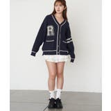 NVY | 【RAY CASSIN】レタードカーディガン | PAL GROUP OUTLET