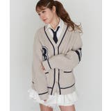 【RAY CASSIN】レタードカーディガン | PAL GROUP OUTLET | 詳細画像11 