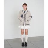 【RAY CASSIN】レタードカーディガン | PAL GROUP OUTLET | 詳細画像13 