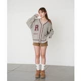 【RAY CASSIN】レタードカーディガン | PAL GROUP OUTLET | 詳細画像19 