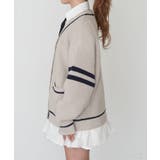 【RAY CASSIN】レタードカーディガン | PAL GROUP OUTLET | 詳細画像24 