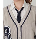 【RAY CASSIN】レタードカーディガン | PAL GROUP OUTLET | 詳細画像26 