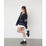 【RAY CASSIN】レタードカーディガン | PAL GROUP OUTLET | 詳細画像4 