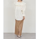 【SHENERY】ニュアンスフリルカラーブラウス | PAL GROUP OUTLET | 詳細画像13 