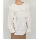 【SHENERY】ニュアンスフリルカラーブラウス | PAL GROUP OUTLET | 詳細画像15 