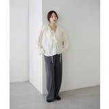 【SHENERY】ニュアンスフリルカラーブラウス | PAL GROUP OUTLET | 詳細画像2 