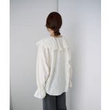 【SHENERY】ニュアンスフリルカラーブラウス | PAL GROUP OUTLET | 詳細画像8 