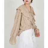 【SHENERY】ニュアンスフリルカラーブラウス | PAL GROUP OUTLET | 詳細画像30 