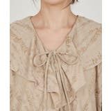 【SHENERY】ニュアンスフリルカラーブラウス | PAL GROUP OUTLET | 詳細画像35 