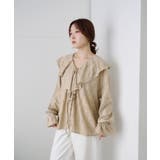 【SHENERY】ニュアンスフリルカラーブラウス | PAL GROUP OUTLET | 詳細画像21 