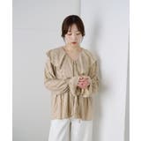 【SHENERY】ニュアンスフリルカラーブラウス | PAL GROUP OUTLET | 詳細画像22 