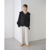 【SHENERY】ニュアンスフリルカラーブラウス | PAL GROUP OUTLET | 詳細画像40 