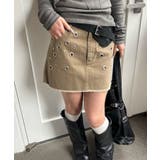 【WHO'S WHO gallery】硫化ツイルアイレットミニスカート | PAL GROUP OUTLET | 詳細画像9 