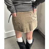 【WHO'S WHO gallery】硫化ツイルアイレットミニスカート | PAL GROUP OUTLET | 詳細画像11 