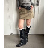 【WHO'S WHO gallery】硫化ツイルアイレットミニスカート | PAL GROUP OUTLET | 詳細画像12 