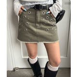 【WHO'S WHO gallery】硫化ツイルアイレットミニスカート | PAL GROUP OUTLET | 詳細画像15 