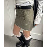 【WHO'S WHO gallery】硫化ツイルアイレットミニスカート | PAL GROUP OUTLET | 詳細画像16 