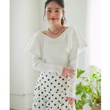 【La boutique BonBon】ラッフルフリルニット | PAL GROUP OUTLET | 詳細画像1 