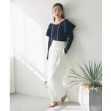 【La boutique BonBon】ラッフルフリルニット | PAL GROUP OUTLET | 詳細画像18 