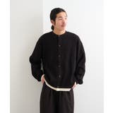 【Kastane】BM ワッフルフェイクレイヤードカーディガン | PAL GROUP OUTLET | 詳細画像1