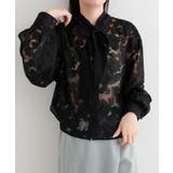 BLK | 【Kastane】B レースボウタイブラウス | PAL GROUP OUTLET