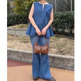 【Kastane】B デニムペプラムビスチェ | PAL GROUP OUTLET | 詳細画像9 