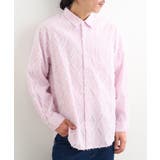 PNK | 【Kastane】BM ストライプラウンドシャツ SS | PAL GROUP OUTLET