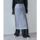 GRY | 【SHENERY】4WAYダブルレイヤードスカート | PAL GROUP OUTLET