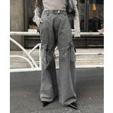 BLK | 【mline】ベルトデニムパンツ | PAL GROUP OUTLET