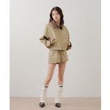 【Chico】衿配色ZIPジャケット | PAL GROUP OUTLET | 詳細画像3 