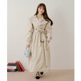 【Chico】2WAYBIGカラーパワショルトレンチCT | PAL GROUP OUTLET | 詳細画像1 