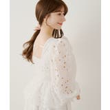 【Chico】パワショルレースペプラムOP | PAL GROUP OUTLET | 詳細画像10 