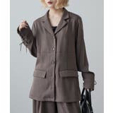 【Lui's】袖口レースアップシャツJKT | PAL GROUP OUTLET | 詳細画像13 