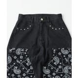 【WHO'S WHO gallery】ペイズリーダブルニーデニム | PAL GROUP OUTLET | 詳細画像13 