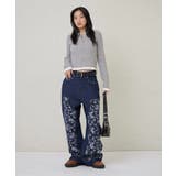 【WHO'S WHO gallery】ペイズリーダブルニーデニム | PAL GROUP OUTLET | 詳細画像5 
