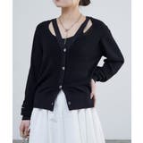 【Lui's】襟デザインVカーディガン | PAL GROUP OUTLET | 詳細画像1 