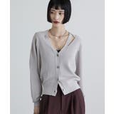 【Lui's】襟デザインVカーディガン | PAL GROUP OUTLET | 詳細画像5 