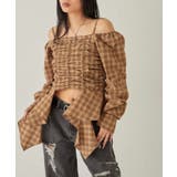BRN | 【WHO'S WHO gallery】イレヘムギャザーオフショルブラウス | PAL GROUP OUTLET