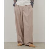 【Kastane】TUCK EASY SLACKS | PAL GROUP OUTLET | 詳細画像20 