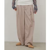 【Kastane】TUCK EASY SLACKS | PAL GROUP OUTLET | 詳細画像21 