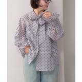 GRAY | 【CIAOPANIC TYPY】【willow】ボウタイ袖シャーリングシャツ | PAL GROUP OUTLET