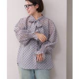 【CIAOPANIC TYPY】【willow】ボウタイ袖シャーリングシャツ | PAL GROUP OUTLET | 詳細画像3 