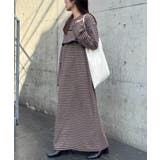 BROWN | 【CIAOPANIC TYPY】ビスチェ付きフリースボーダーアソートワンヒ… | PAL GROUP OUTLET