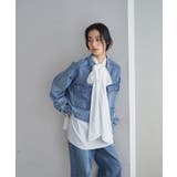 【SHENERY】デニムオーバーショートシャツ | PAL GROUP OUTLET | 詳細画像10 